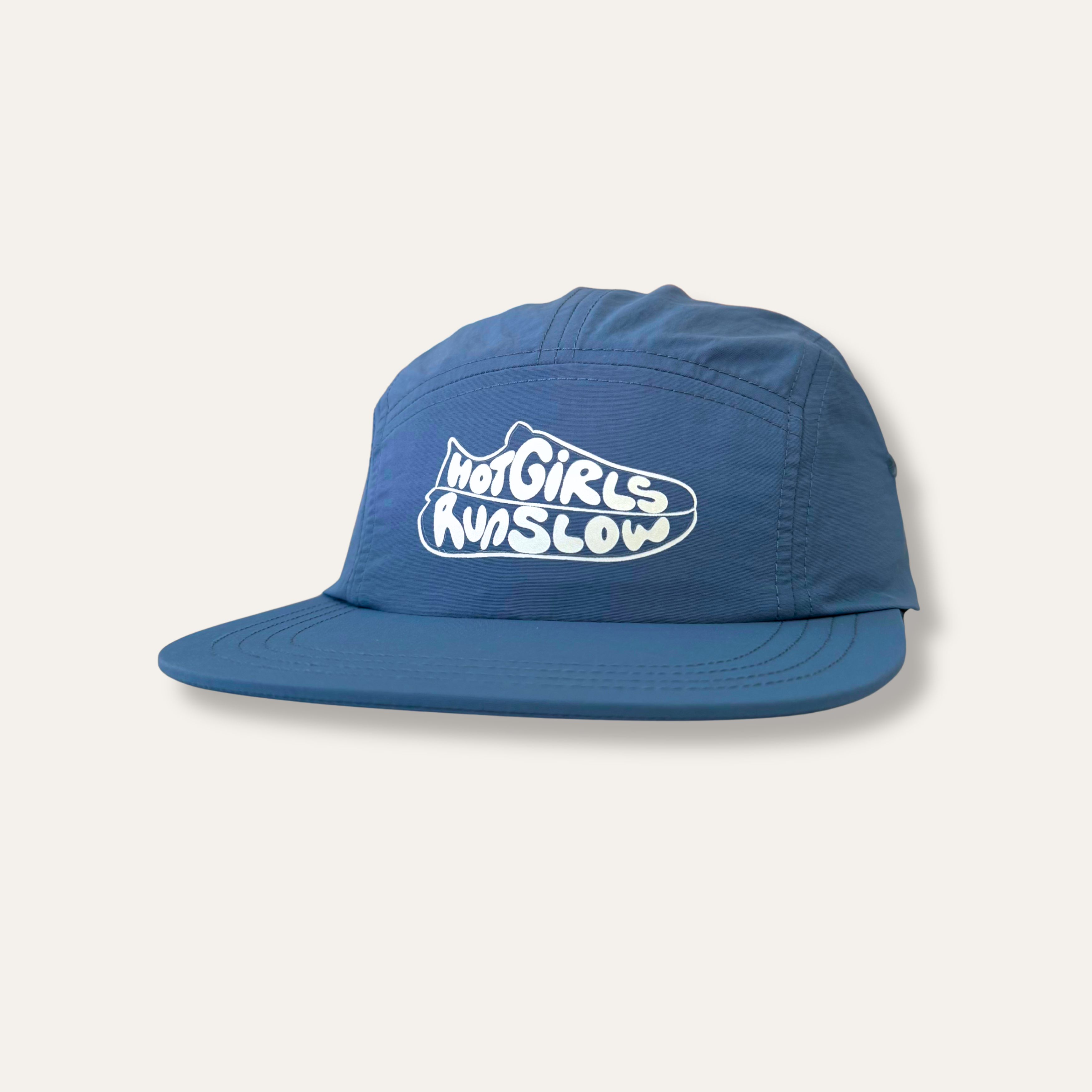 nylon camper hat - teal