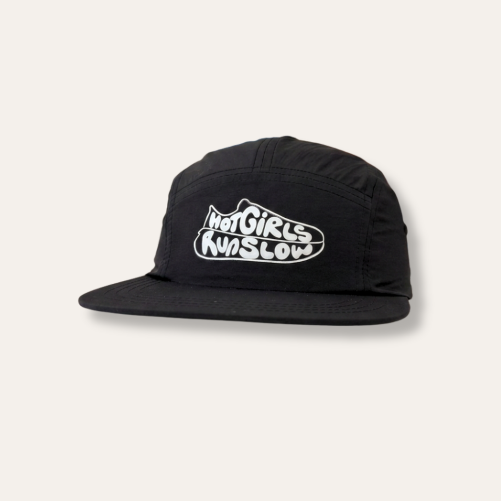 nylon camper hat - black