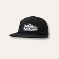 nylon camper hat - black