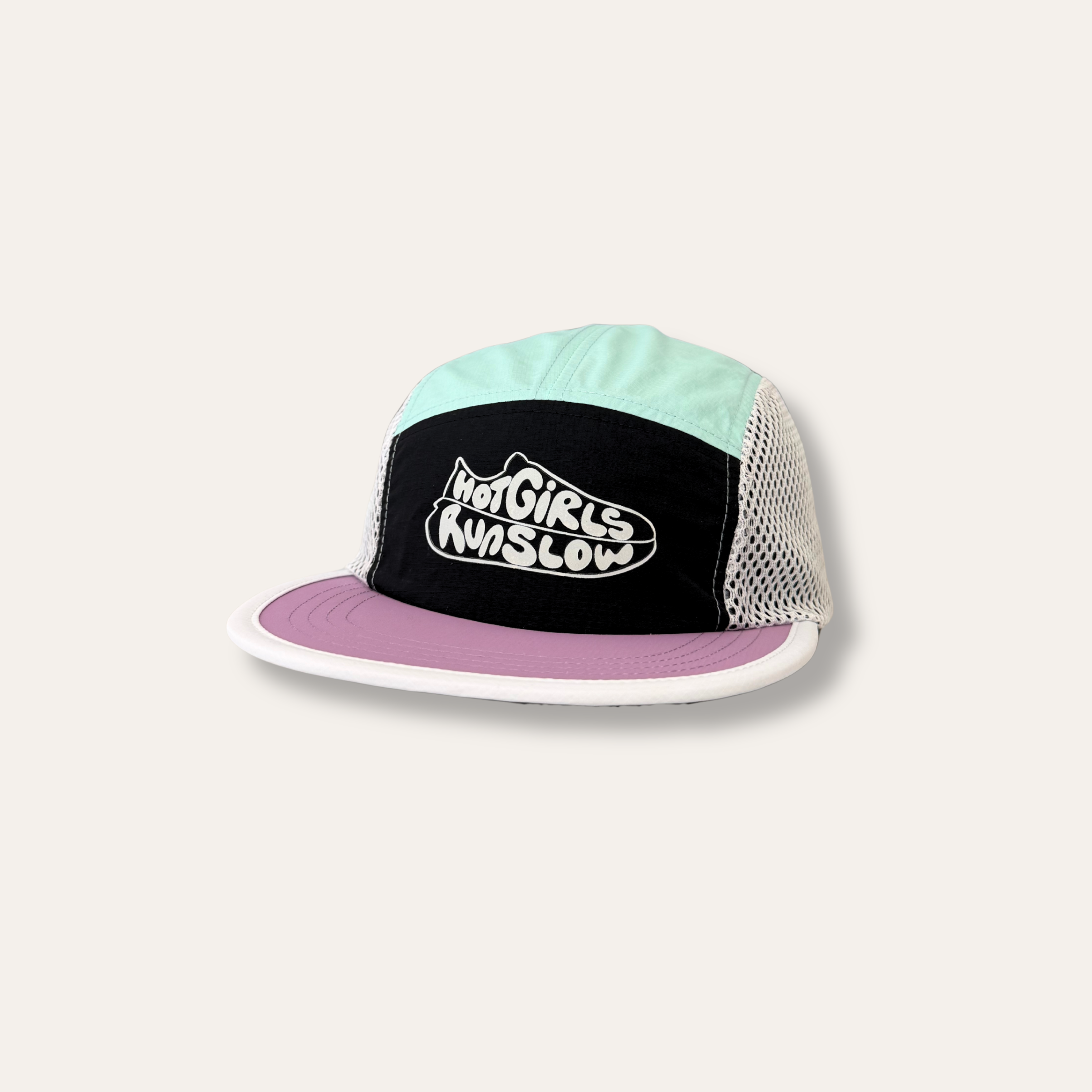 nylon mesh camper hat - multi